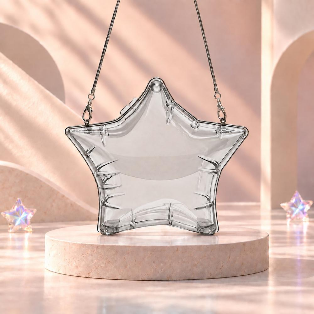 شنطة نجمة فضية — Silver star bag