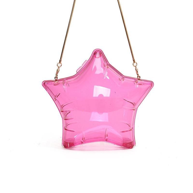 شنطة قرنقعوه نجمة وردية — Pink star Garangao bag