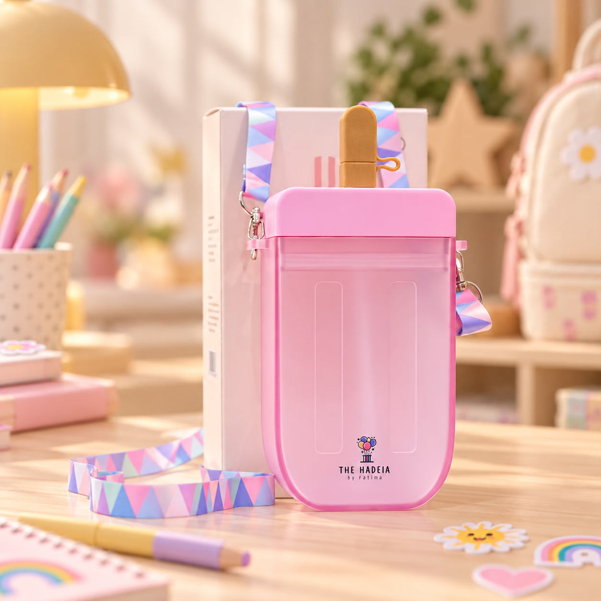 Popsicle Water Bottle - Pink