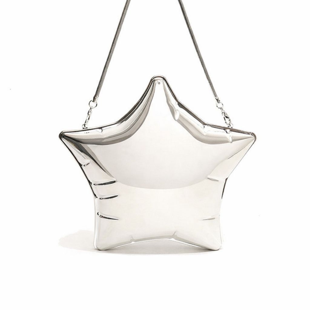 شنطة قرنقعوه نجمة فضية — Silver star Garangao bag