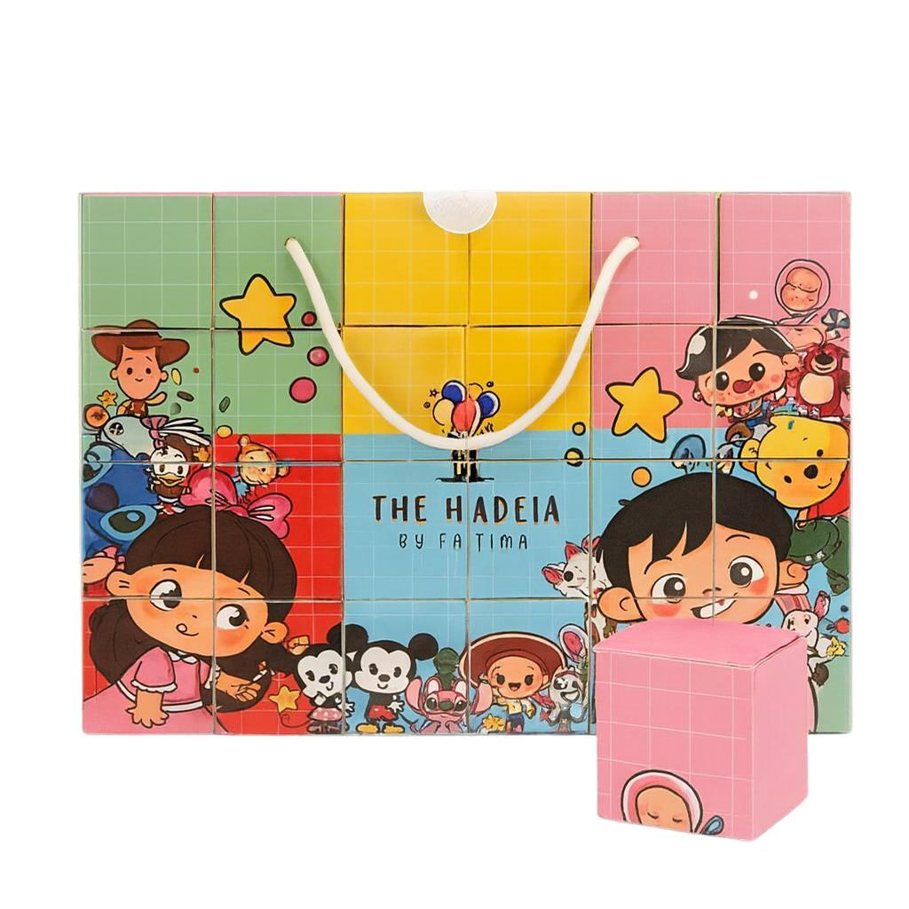 صندوق توزيعات الأطفال بـ 24 قطعة — Kids giveaway box with 24 pieces