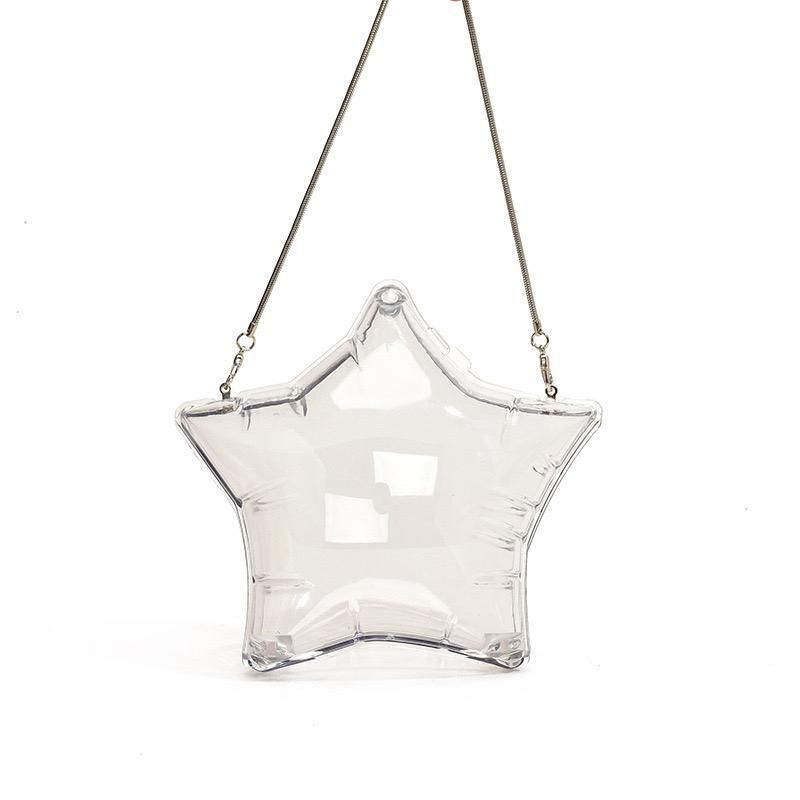 شنطة قرنقعوه نجمة شفافة — Transparent star Garangao bag